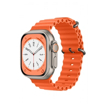 Mey İthalat®   Watch 38mm Ocean Kordon - Turuncu