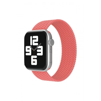 Mey İthalat®   Watch 42mm Ayarlı Solo Silikon Kordon - Pembe