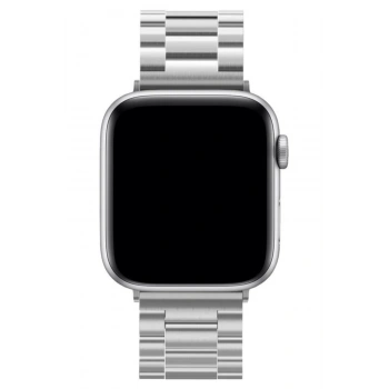 Mey İthalat®   Watch 42mm Metal Baklalı Kordon - Gümüş