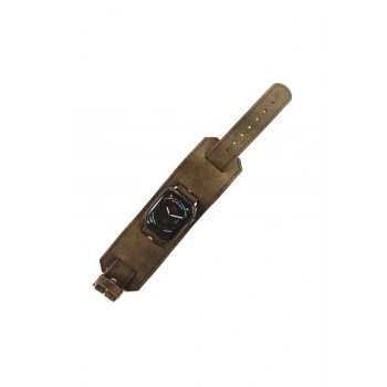Mey İthalat®   Watch 42mm NL17 Deri Kordon - Kahverengi