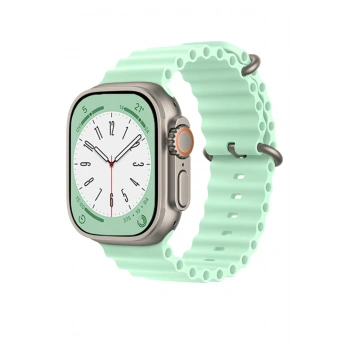 Mey İthalat®   Watch 42mm Ocean Kordon - Açık Yeşil
