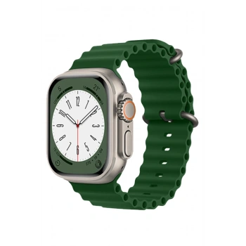 Mey İthalat®   Watch 42mm Ocean Kordon - Koyu Yeşil