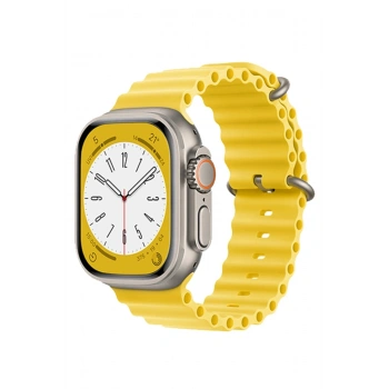 Mey İthalat®   Watch 42mm Ocean Kordon - Sarı