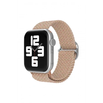 Mey İthalat®   Watch 42mm Star Kordon - Benekli Pudra