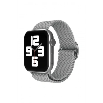 Mey İthalat®   Watch 42mm Star Kordon - Gri