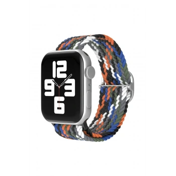 Mey İthalat®   Watch 42mm Star Kordon - Gri-Turuncu