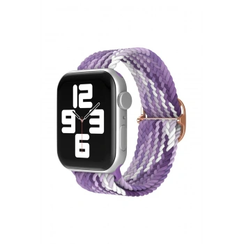 Mey İthalat®   Watch 42mm Star Kordon - Mor-Lila