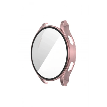 Mey İthalat® Watch 5 44mm Wall Camlı Kasa Ekran Koruyucu - Rose Gold