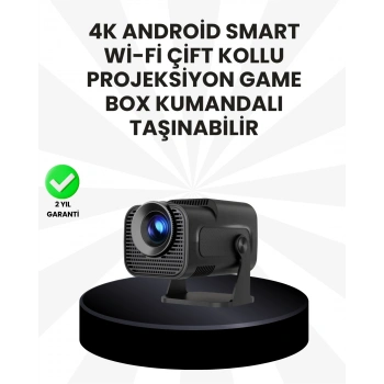 Mey İthalat® WiFi6 ve Bluetooth 5.4 Destekli LED Projektör - HCS350pro
