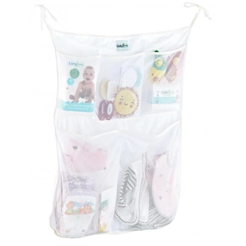 Mey İthalat®  Yatak Başı Organizer 555 Beyaz