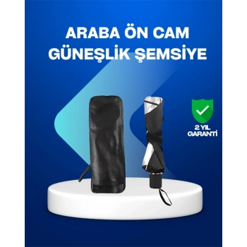 Mey İthalat® Yüksek Kaliteli Cam Elyaf İskeletli Araba Şemsiyesi – Tüm Araçlara Uygun