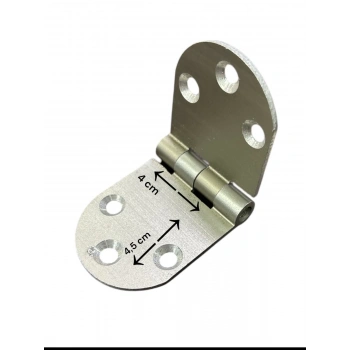 Mey İthalat® Yüksel Oval Alüminyum Kasa Menteşesi 4 cm