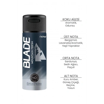 Mountain Fresh Erkek Deodorant 150ml Leke Bırakmaz