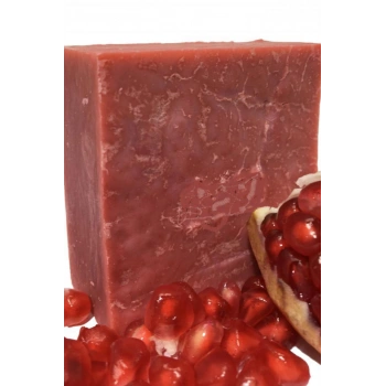 Nar Sabunu Hatay El Yapımı %100 Organik Doğal Sabun 1 Kalıp 130 Gram