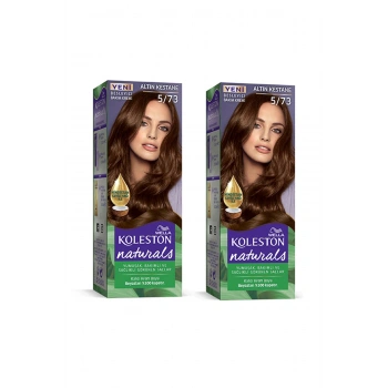 Naturals Saç Boyası Altın Kestane 5/73 2x Paket