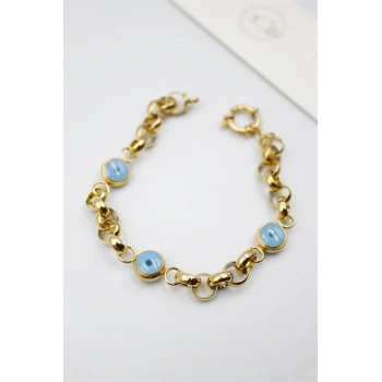 Nazar Boncuk Bileklik - Altın