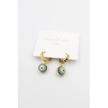 Nazar Küpe - Altın