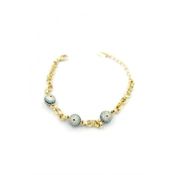 Nazarlı Xuping Vip Bileklik - 14K Altın