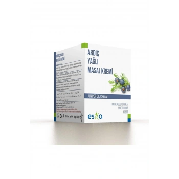 Organik Yağ Ardıç Yağlı Masaj Kremi 210 ml