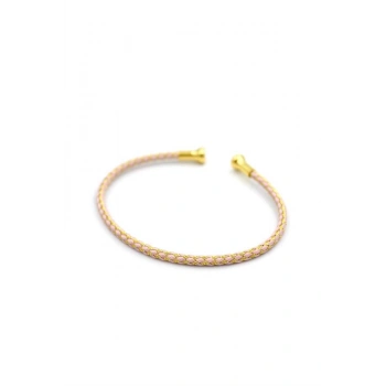 Örgü Pndr Bileklik - Pembe