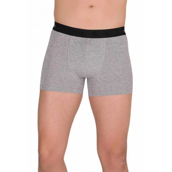 Pamuk Modal Likralı Esnek Erkek Boxer Gri 4476B