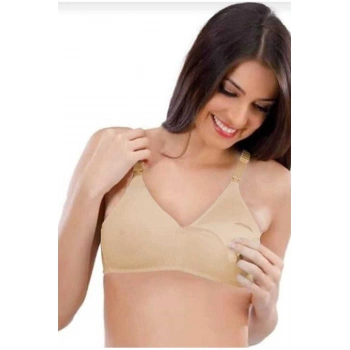 Penye Pamuklu Emzirme Sütyeni Ten