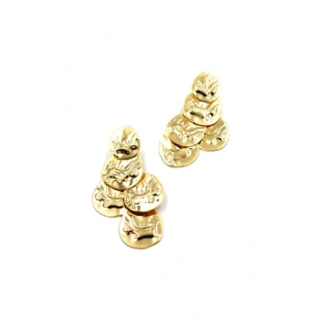 Plaka Küpe - Altın