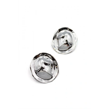 Plaka Küpe - Gümüş