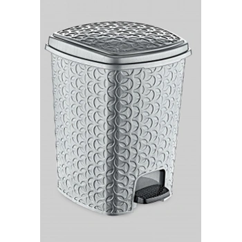 Rattan Star Pedallı Çöp Kovası 35  Lt. Royaleks-E249