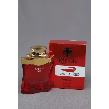 Riposte 24 Saat Etkili Erkek Parfüm - Lagoss Red - For Men 90 Ml