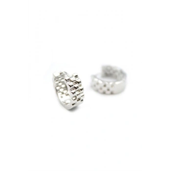 RL Halka Küpe - Gümüş