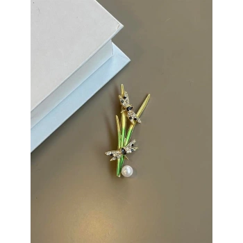 Sazlık Broş - Yeşil