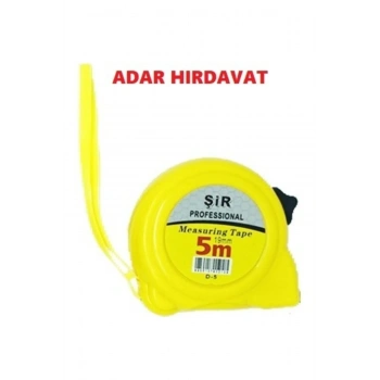 Şerit Metre Sarı Siyah Profesyonel 3x19Mm Royaleks-ÖZŞ-8879