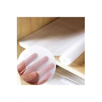 Sermat Sılver Eva Shelf Liner Şeffaf Kaydırmaz Raf Dolap Ve Çekmece Örtüsü 45 Cm X 10 Metre Royaleks-RF50
