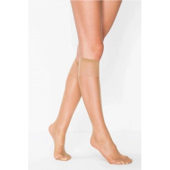 Süper Ince 15 den Mat Pantolon Çorabı Bronz