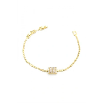 Taşlı Bileklik - Altın