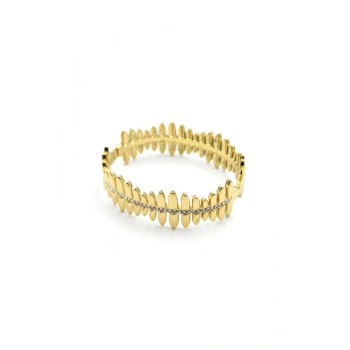 Taşlı Bilezik - Altın