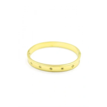 Taşlı Bilezik - Altın