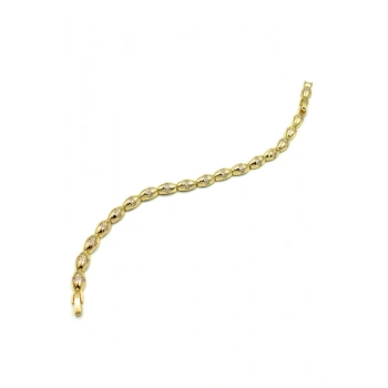 Taşlı VİP Bileklik - Altın