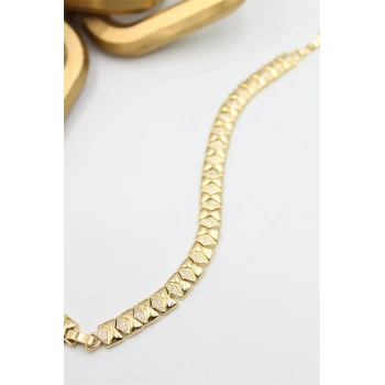 Taşlı Xuping Bileklik - Altın