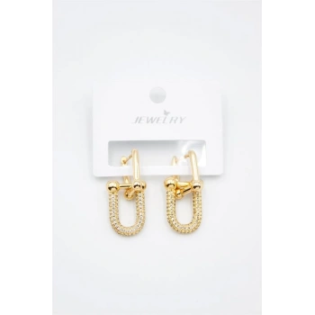 TF Zincir Küpe - Altın