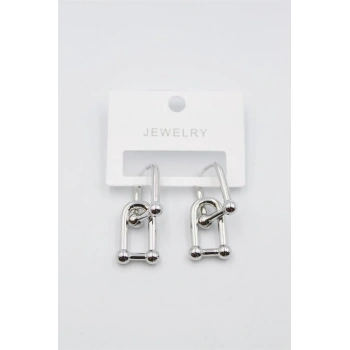 TF Zincir Küpe - Gümüş