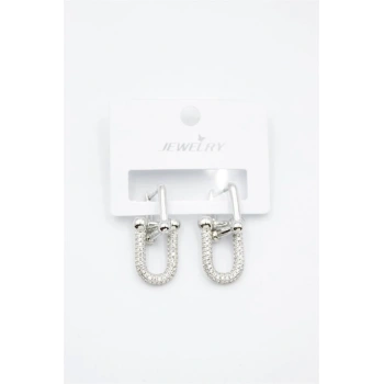 TF Zincir Küpe - Gümüş