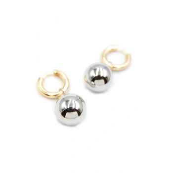 Top Küpe - Gümüş