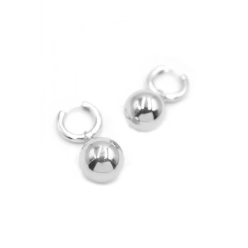 Top Küpe - Gümüş