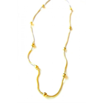 Top Zincir Kolye - Altın