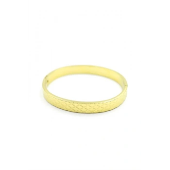 Üçgen Dilimli Bilezik - Altın