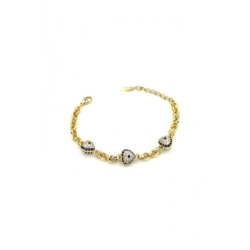 Xuping Nazar Vip Bileklik - Altın