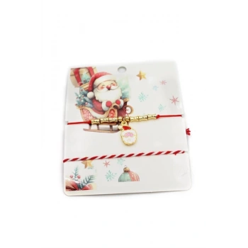 Yeni Yıl İp Bileklik - Kırmızı