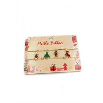 Yılbaşı Bileklik - Altın